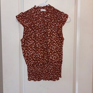 Sienna Sky Red Floral Blouse
